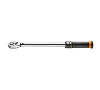 NEO TOOLS Torque Wrench 1/2 Inch Drive, Accuracy +/- 3%, Available in 4 Sizes, with Reversible Ratchet 45 Teeth, Mechanical Value Display, Tool Made of CRV Steel, Plastic Handle