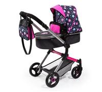 Dolls Pram NEO Vario stroller, bag, convertible, foldable, adjustable handle