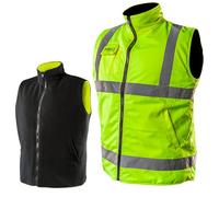 NEO Visibility Fleece Reversible Waterproof Body Warmer Gilet Waistcoat (L)