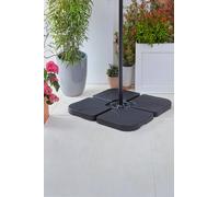 Neo Water Filled Over Hanging Parasol Base in Jet Black Neo Jet Black