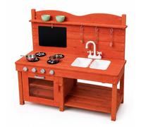 Neo Wooden Outdoor Mud Kitchen Kids | Garden Play, Double Sink
