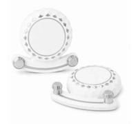Neo-wows Magnetic Hooks 2 in 1, Adhesive Wall Hooks No Drill Damage Free | Waterproof Hooks for Kitchen Organizer, White 2 Pack No Tool Adhesive Hooks for Tile Glass Marble Wood