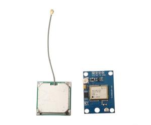 NEO6M GPS Module with Strong Antenna for Arduino Applications, Includes LED Signal Indicator and Data Backup