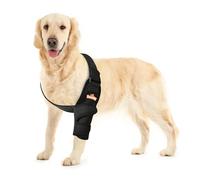 Neoally Breathable Dog Elbow Brace Protector Pads for Canine Elbow and Shoulder Support Elbow Hygroma, Dysplasia, Osteoarthritis, Elbow Calluses, Pressure Sores and Shoulder Dislocation (Left X-Large)