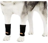 NeoAlly Dog Canine Front Leg Compression Braces Super Supportive with Metal Spring Strips to Stabilize Dog Front Leg Wrist Carpal, Prevents Leg Injuries & Sprains
