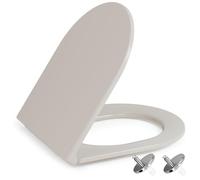 NeoArt Soft Close Toilet Seat - Durable, Environmentally Friendly Urea-Formaldehyde Resin & Fade-Resistant with Quick Release Design for Easy Clean, Universal Fit with Easy Top Fixing, D-Shape