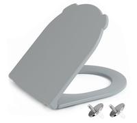 NeoArt Soft Close Toilet Seat - Durable, Environmentally Friendly Urea-Formaldehyde Resin & Fade-Resistant with Quick Release Design for Easy Clean, Universal Fit with Easy Top Fixing, D-Shape