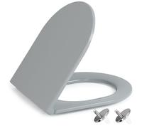 NeoArt Soft Close Toilet Seat - Durable, Environmentally Friendly Urea-Formaldehyde Resin & Fade-Resistant with Quick Release Design for Easy Clean, Universal Fit with Easy Top Fixing, D-Shape