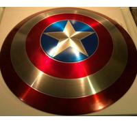 NEOARY Captain America Shield, 22 Inches, Metal Prop Replica, First Avenger Shield, Red and Silver