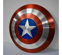 NEOARY Captain America Shield - Handmade Replica of the Falcon First Avenger Metal Shield 22'' Red Shield