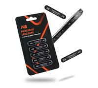 Neobadge Pickleball Lead Tape-Designed for Pickleball Paddles-10 Pieces of 3g Strong Lead Adhesive Tape-Perfect Pickle Ball Equipment (Black)