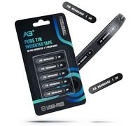 Neobadge Weighted Pure Tin Tape for Pickleball Paddles | Safe, Lead-Free, High-End Customizable Alternative to Lead Tape | Precise One-Step Installation, No Measuring