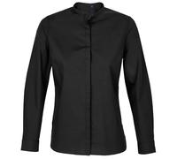 NEOBLU Womens/Ladies Poplin Bart Mao Collar Long-Sleeved / N/A N/A PC6065