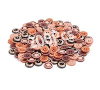 NeoBusy Button - Versatile Button for Cardigans, 200 Pcs for Crafting, Knitting, DIY Projects and Holiday Decoration (Light)