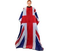 NeoCape Unigown Hairdressing Gown - Premium Barber Cape with built-in Neoprene HairStop Collar (Union Jack)