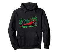 Neocaridina Red Cherry Shrimp Aquarium Dwarf Shrimp Pullover Hoodie