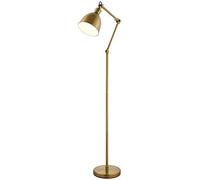 NEOCHY Floor Lamps, Vintage Brass Standing Light,for Living Room Bedroom Study,Led Floor Lamp Reading Floor Lamp Foot Switch Portable Floor Lamp