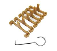 Neodrain Gloden Plastic Clip for Linear Drain, Tile Tray Supporter, for Neodrain 24",28",32",36",40",48",60",72" Tile-Insert Shower Drain, with Lifting Hook, 6 PCS