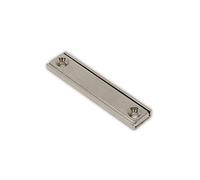Neodymium Channel Magnet for Mounting or Securing, Door Latches, Licence Plate Holders and Signage - 60mm x 13.5mm x 5mm thick with 2x 3.3mm countersunk holes - 30kg Pull (Pack of 10)