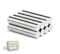 Neodymium Magnets - 5 X 1mm - Extra Strong DIY Small Multi-Use Round Whiteboard Magnets for Office, Crafts, Fridge, Pin Board, Notice Board, Refrigerator, Picture Magnet (200 PCS)