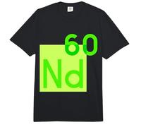 Neodymium Nd Periodic Table Element Magnetic Power Comfort Colors Adult Heavyweight T-Shirt