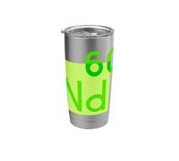 Neodymium Nd Periodic Table Element Magnetic Power Stainless Steel Insulated Tumbler