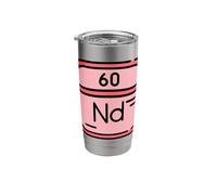 Neodymium Nd Periodic Table Element Magnetic Power Stainless Steel Insulated Tumbler