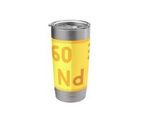 Neodymium Nd Periodic Table Element Magnetic Power Stainless Steel Insulated Tumbler