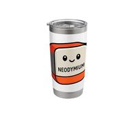 Neodymium Nd Periodic Table Element Magnetic Power Stainless Steel Insulated Tumbler