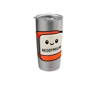 Neodymium Nd Periodic Table Element Magnetic Power Stainless Steel Insulated Tumbler