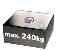 Neodymium Rectangular Block Magnet - 60 x 60 x 30mm - Neodymium N45 (Rare Earth) Nickel - Adhesive Force 240kg - Power Magnetic Block - Super Strong Rectangular Magnets (NdFeB) for Industry and Home