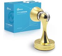 Neoera Magnetic Door Stop(Polished Brass/Gold Color) Door Stopper Strong Magnetic Door Catch for Hold Door Open, Anti-Rust, Heavy Duty for Various Door Types, Wall & Floor Mount 1Pack