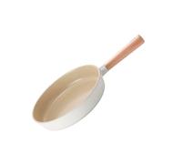 Neoflam FIKA 9.5" Nonstick Frying Pan for Stovetops and Induction, Wood Handle and Nonstick Ceramic Coating, Made in Korea (24cm)
