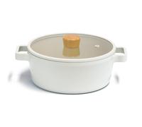 Neoflam Fika IH Induction Nonestick Frying pan Wok Pot 5.9~11inch / Korea cookware stew Grill pan (Pot 22cm (8.6inch))