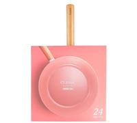 Neoflam Kitchen Essential Nonstick 9.5-Inch Stir Frying Pan with Wood Handle, Healthy Cooking Ceramic Coating Skillet, Induction Compatible Cookware, Egg Omelet Pan, Made in Korea (24cm)