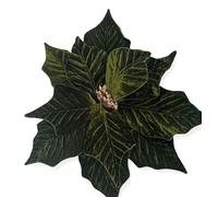 Neofleur 3 x Artificial Poinsettia flowers. Stunning Large Velvet poinsettia flower Large Faux floral decor for use in Wreaths, Home decoration, Christmas tree, Xmas decorations