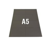 Neoflex Self Adhesive Flexible Neodymium Rectangles For Arts, Crafts, Model Making & Hobbies - 74mm X 52mm - 8 Per A5 Sheet