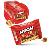 NEOH Hazelnut Crunch Waffles | 1g sugar, 95kcal, 21g (pack of 12) | Keto Friendly, Low Carb, High Fiber | The new alternative to traditional sweets