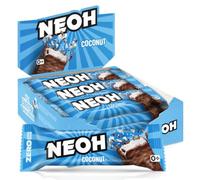 NEOH Low-Carb Keto Coconut Chocolate Bar - Zero Added Sugar, Blending Smooth Chocolate & Tropical Coconut for a Lush, Satisfying Bite, 30g per Bar, Pack of 12