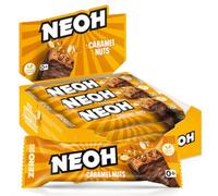 NEOH Zero Added Sugar Caramel Nut Bar | Vegan & Low Carb | 137 kcal & 1g Sugar | 6g Protein | The Healthy Alternative to Traditional Sweets | 12 Pack