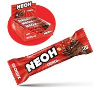 NEOH Zero Added Sugar Chocolate Crunch Bar | Keto-Friendly & Low Carb | 115 kcal & 1g Sugar | 6g Protein | The Healthy Alternative to Traditional Sweets | 12 Pack