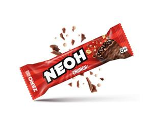 NEOH Zero Added Sugar Chocolate Crunch Bar | Keto-Friendly & Low Carb | 115 kcal & 1g Sugar | 6g Protein | The Healthy Alternative to Traditional Sweets | 12 x 28g