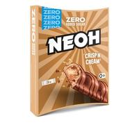NEOH Zero Sugar Crisp and Cream - Milk-hazelnut cream and cocoa coating | Vegetarian & Low Carb | 3g net carbs per serving | The healthy alternative (3 pack, Crisp n Cream)