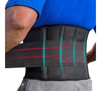 NeoHealth Brace For Lower Back Pain Women & Men, Elastic Lumbar Support Belt, Herniated Disc & Lower Back Pain Relief, Adjustable Brace For Men for Heavy Lifting Work, Exercise, Workout, L