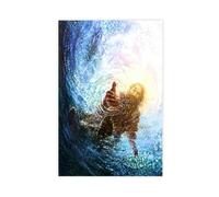 NEOHI Bible Poster Bible Verse Religion Jesus Wall Art Canvas Modern Poster Wall Art Prints Paintings Living Room Bedroom Decor 20x30inch(50x75cm)
