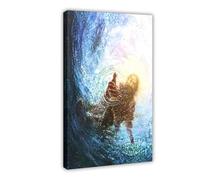 NEOHI Bible Poster Bible Verse Religion Jesus Wall Art Canvas Modern Poster Wall Art Prints Paintings Living Room Bedroom Decor 20x30inch(50x75cm)