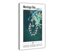 NEOHI Caribbean Travel Scenery Cityscape - Montego Bay Jamaica Canvas Modern Poster Wall Art Prints Paintings Living Room Bedroom Decor 24x36inch(60x90cm)