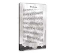 NEOHI Desiderata Poem Inspirational Posters Positive Quotes Canvas Modern Poster Wall Art Prints Paintings Living Room Bedroom Decor 16x24inch(40x60cm)
