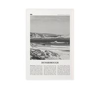 NEOHI Dunsborough Black And White, Western Australia City Map Travel Landscape Canvas Wall Art Posters And Prints Room Aesthetic Bedroom Office Decor 12x18inch(30x45cm)