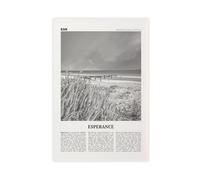 NEOHI Esperance Black And White, Western Australia, Australia City Map Travel Landscape Canvas Modern Poster Wall Art Prints Paintings Living Room Bedroom Decor 16x24inch(40x60cm)